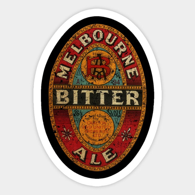 MELBOURNE BITTER ALE BEER Sticker by ngilerterus